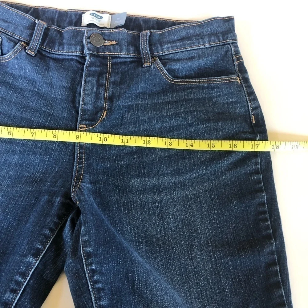 Old Navy Girls Stretch Bermuda Denim Shorts Size 16Y